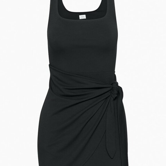 Aritzia Wilfred Saturn Mini Wrap Jersey Dress Size M - Picture 2 of 7